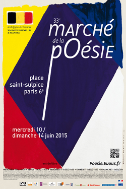 Affiche Marché de la Poésie - 2015 Affiche Marché de la Poésie - 2015