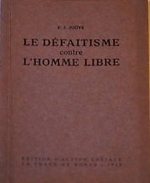 Jouve 1918 Le Defaitisme contre l'Homme libre-Couverture