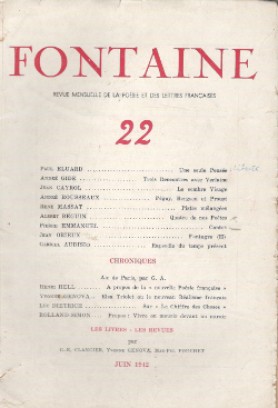 Fontaine N° 22 - 1942