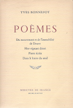 Yves Bonnefoy - Pomes