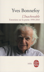 Yves Bonnefoy - L'Inachevable - Poche