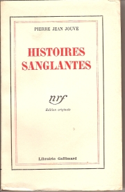 Jouve 1932 Histoires sanglantes Couverture