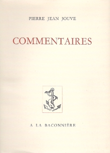 Jouve - Commentaires