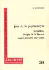 Beatrice Bonhomme - Jouve - Jeux Psychanalyse