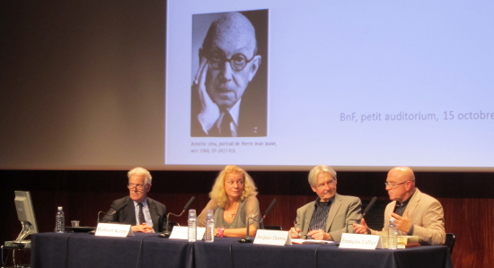 BNF - 15 octobre 2013 - Table ronde (Photo JPLL)