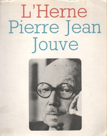 Jouve - Cahier de L'Herne - 1972