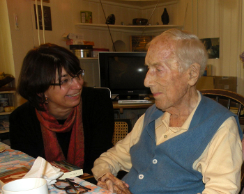 Henry Bauchau et Myriam Watthee-Delmotte - Louveciennes 10 juillet 2012 - Photo Heinz Bouillon