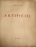 Jouve - 1909 - Artificiel - Couverture