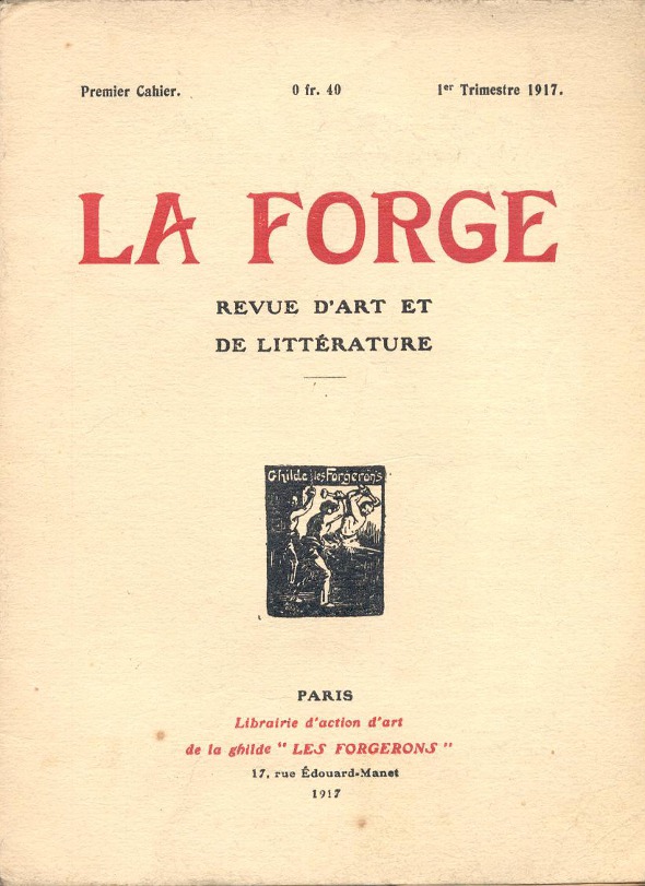 La Forge - 1er Cahier - 1er trimestre 1917