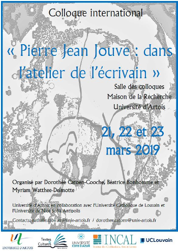 Colloque Jouve Arras 2019 Colloque Jouve Arras 2019